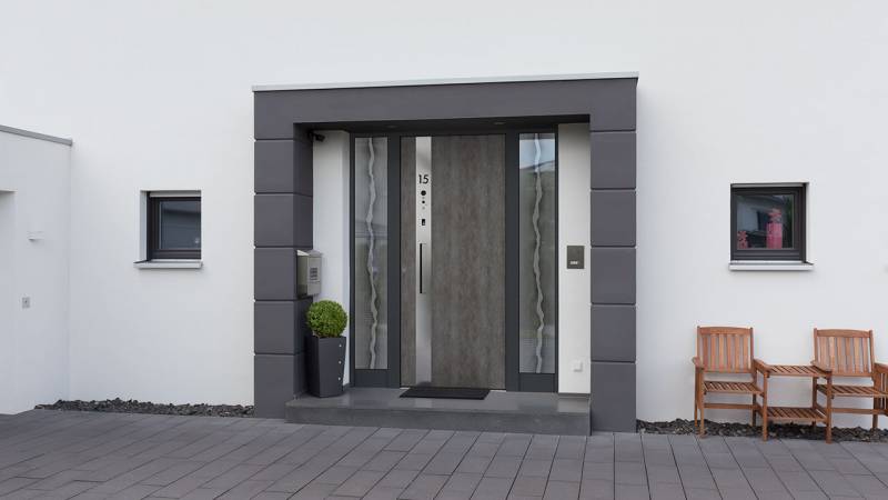 Porte d'entrée grande qualité